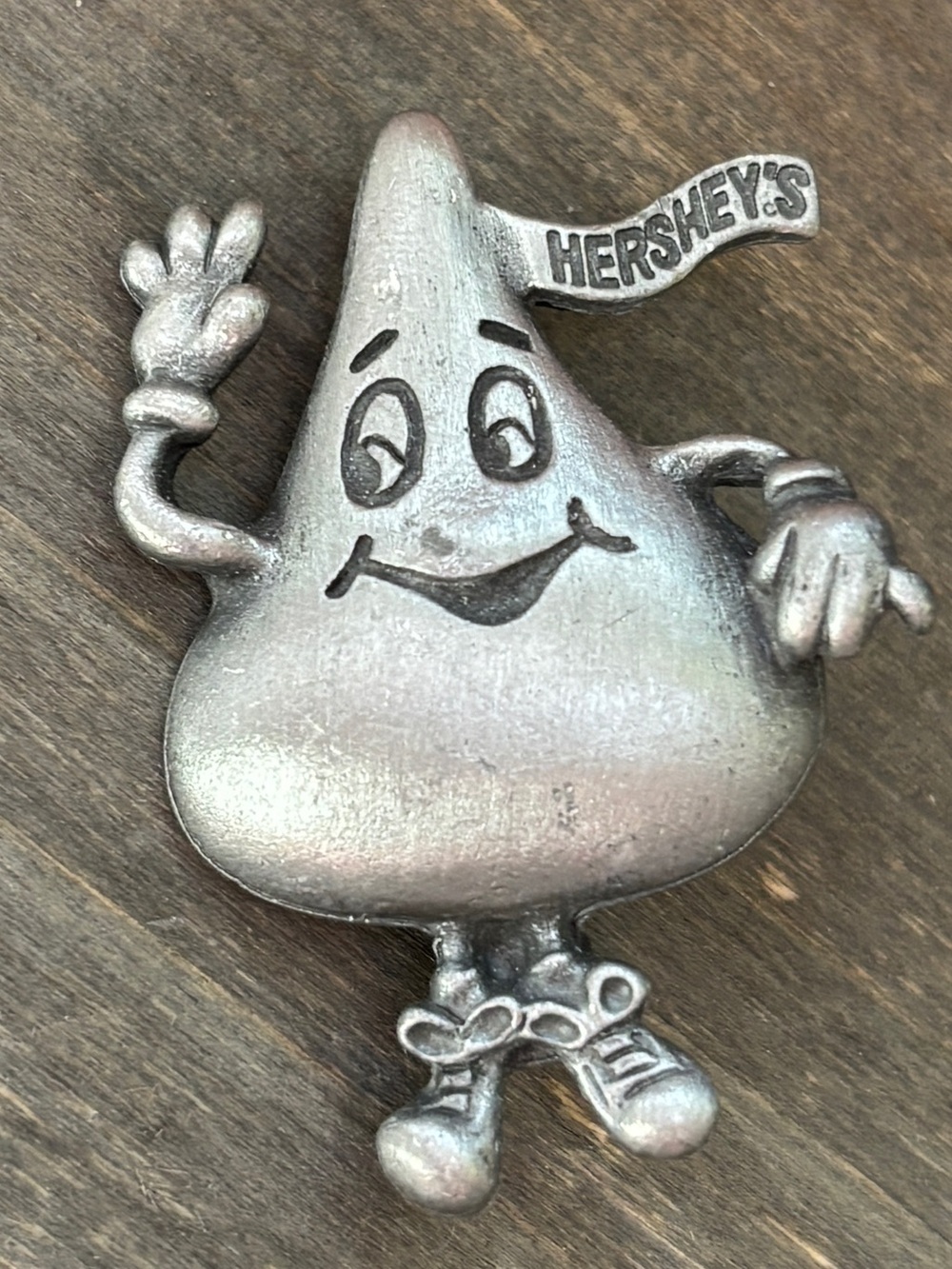 Vintage Hershey's Kiss Pewter Pin
